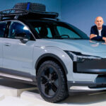 Volvo EX30 Cross Country och Volvo Cars vd Jim Rowan.