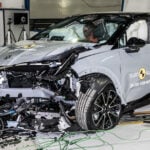 Kraschad Zeekr X som krocktestats av Euro Ncap.
