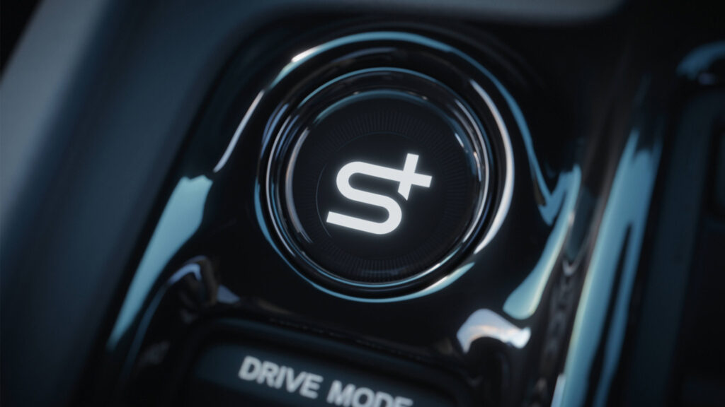 Bild på Honda S+ Shift-knappen. 