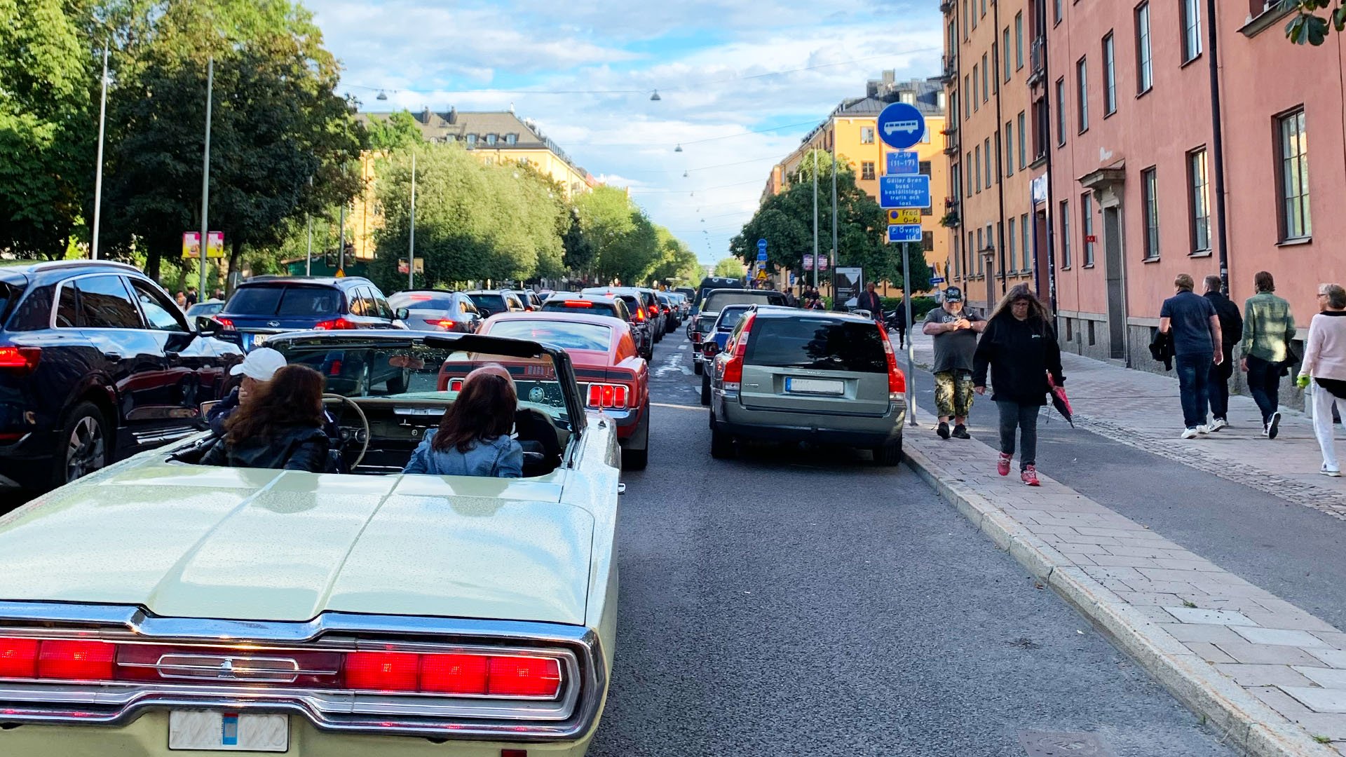 Bild över Sveavägen.