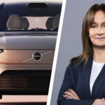 Volvo XC90 med Jessica Span infälld.
