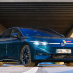Volkswagen ID.7 Pro S efter att ha satt räckviddsrekord i Nardo i Italien.